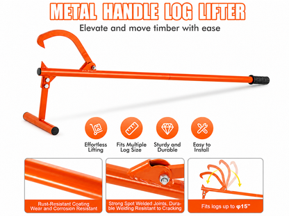 Log Lifter Timber Wood Cantilever Hook Jack
