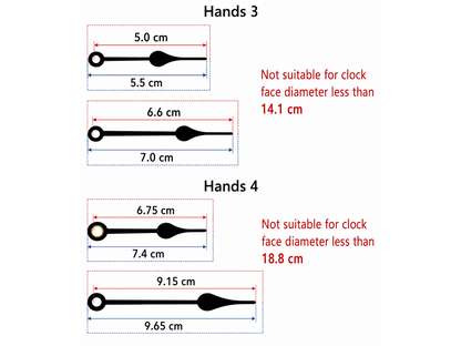 Silent Quartz Clock Mechanism Movement