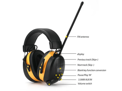 Noise Reduction Bluetooth Safety Ear Muffs