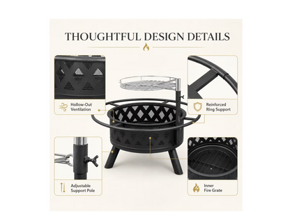 Fire Pit Barbecue Grill