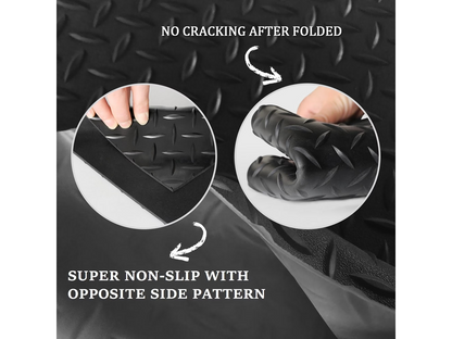 5M Garage Floor Mat Rubber Flooring Black