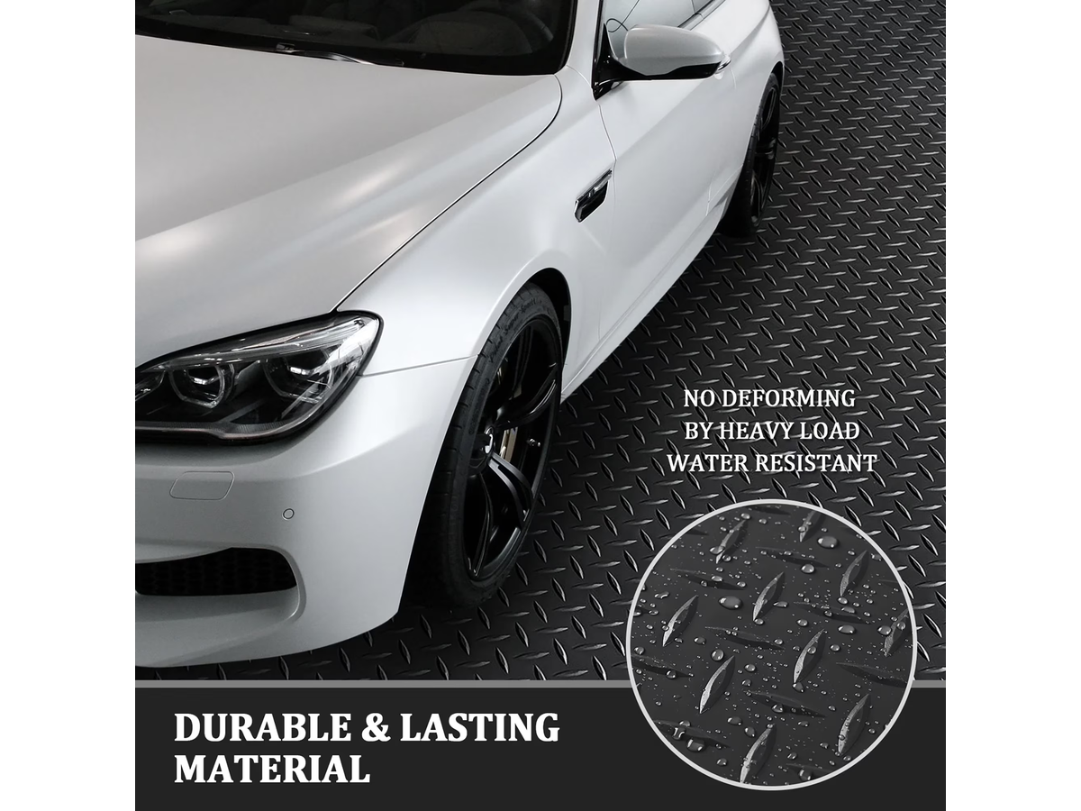 5M Garage Floor Mat Rubber Flooring Black
