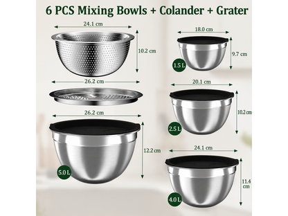 Mixing Bowls with Lids Set