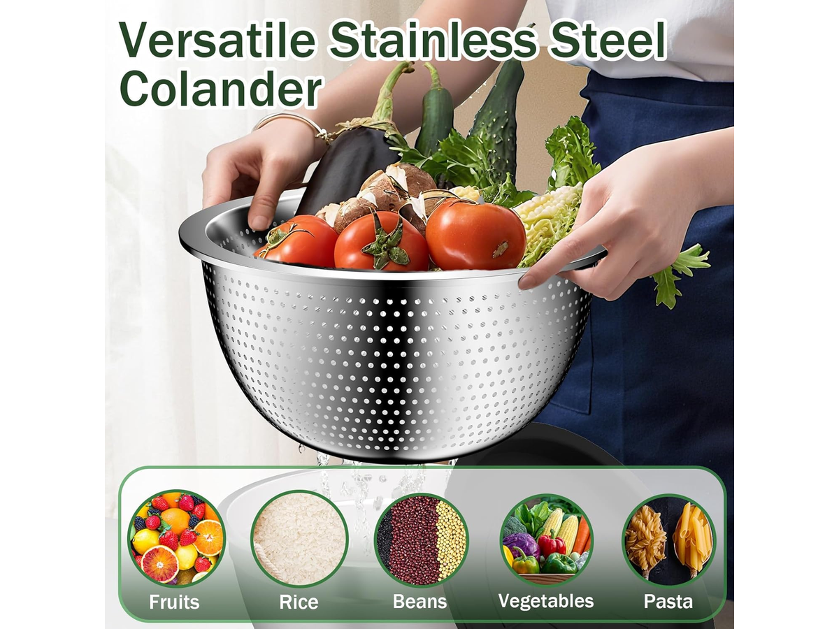 Stainless Steel Mixing Bowls with Lids Set
