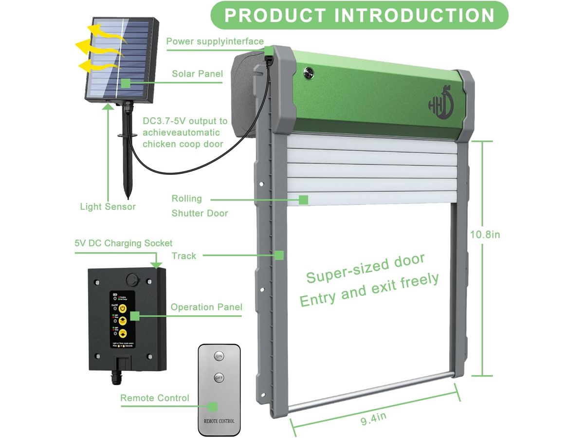 Automatic chicken coop door