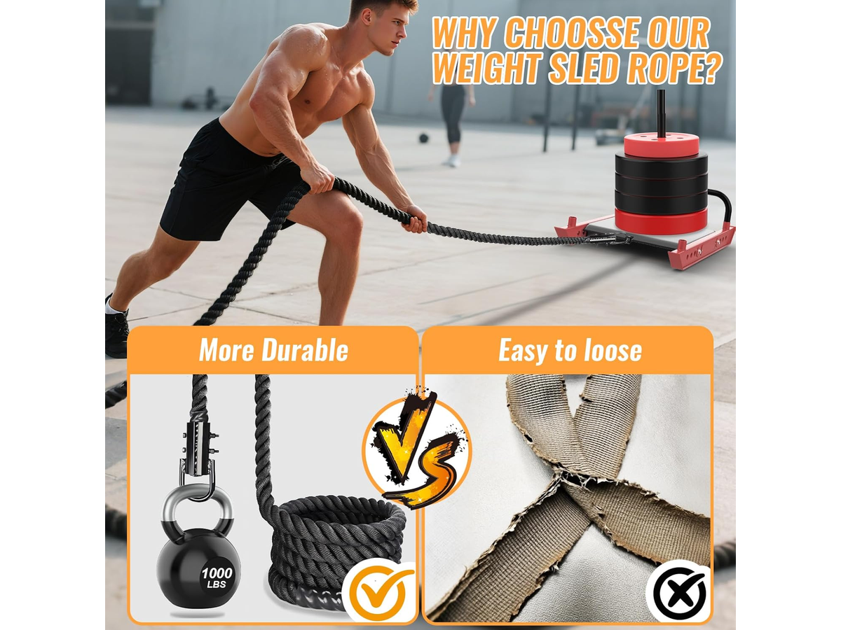 6M Weight Sled Rope Pulling Rope