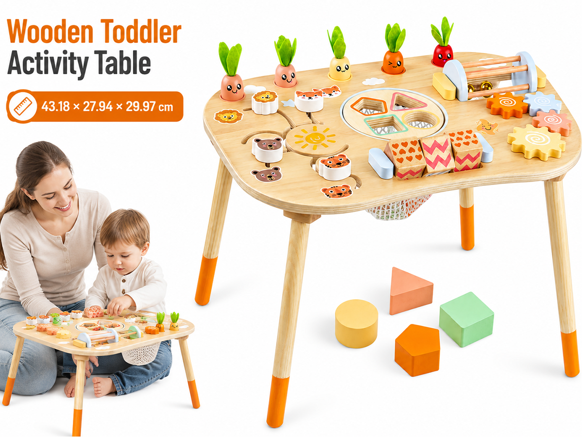 Montessori Sensory Learning Activity Table