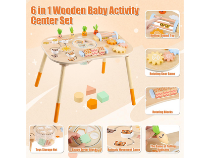 Montessori Sensory Learning Activity Table