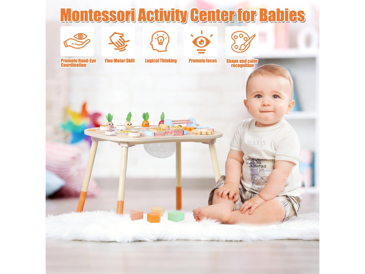 Montessori Sensory Learning Activity Table