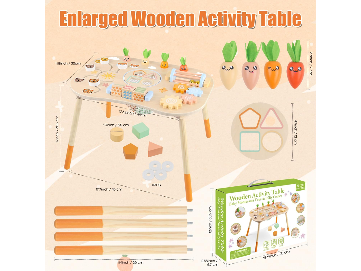 Montessori Sensory Learning Activity Table