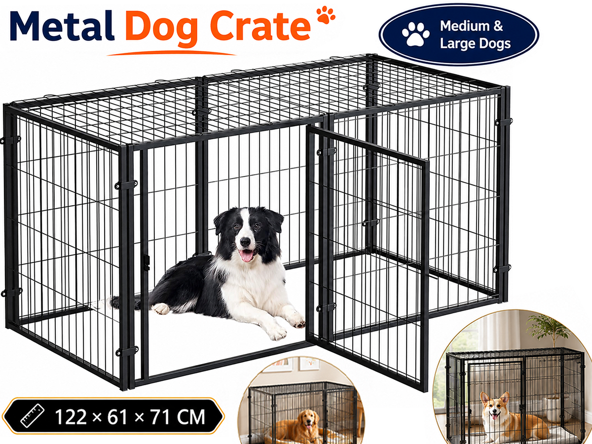 Dog Crate Cage Kennel Metal
