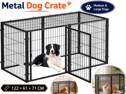 Dog Crate Cage Kennel Metal