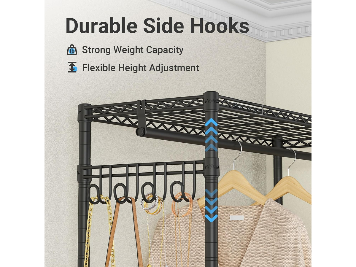 Metal Wardrobe Clothes Rack