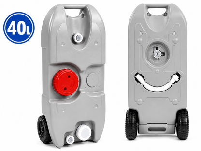 Portable Wheel Water Tank 40L