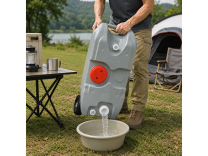 Portable Wheel Water Tank 40L