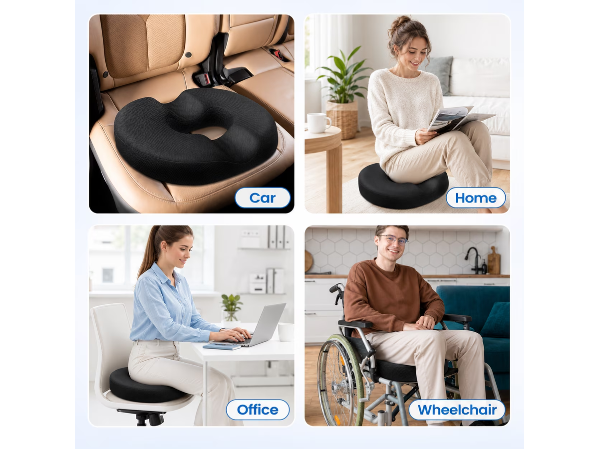 Memory Foam Donut Seat Cushion