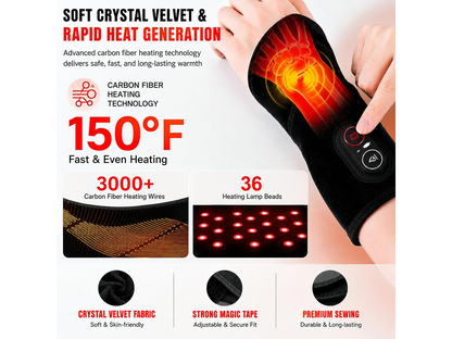 Red Light Therapy Wrist Heating Pad