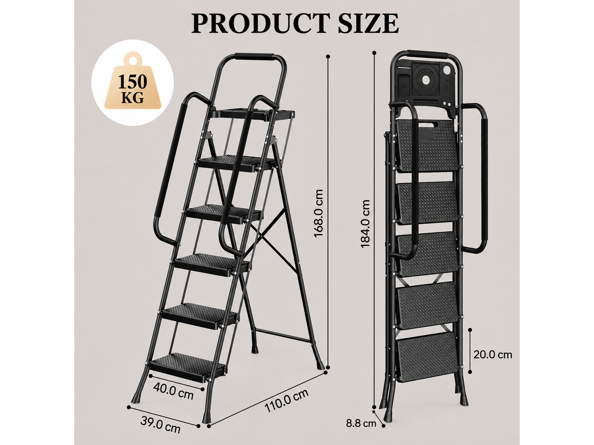 5 Step Folding Ladder