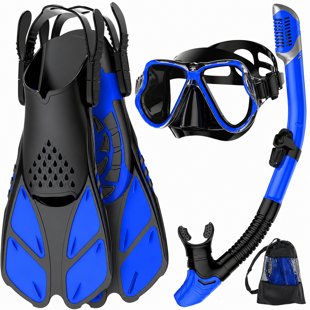 Mask Fins Snorkel Set