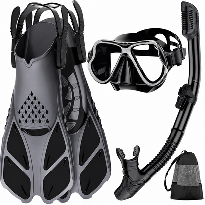 Mask Fins Snorkel Set