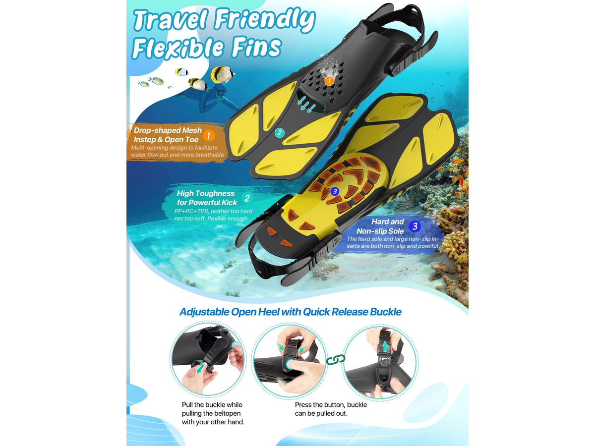 Mask Fins Snorkel Set