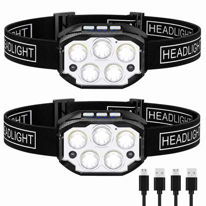 Rechargeable Head Torch Headlamp