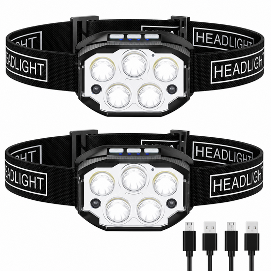 Rechargeable Head Torch Headlamp