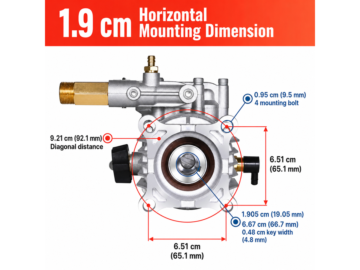 Horizontal Pressure Washer Pump