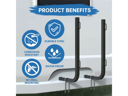 Camper RV Bumper Mount Tote Tank Carrier Rack