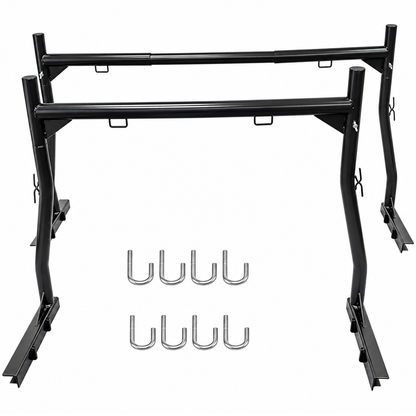 Truck Bed Rack 2 Piece Adjustable Heavy Duty Pickup Rack
