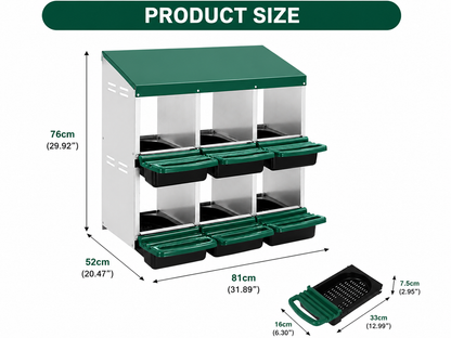 Chicken Nesting Box With 6 nests