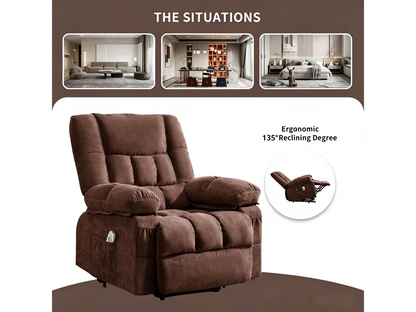 Recliner Chair with Heat Massage