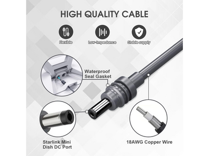Starlink Mini DC Power Cable
