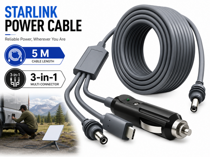 Starlink Mini DC Power Cable