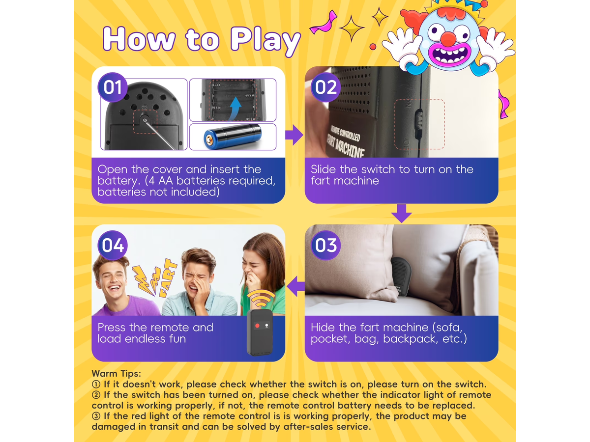 Fart Machine with Remote Control