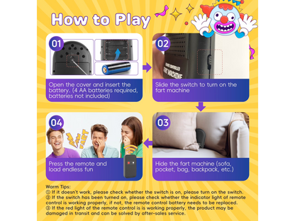 Fart Machine with Remote Control