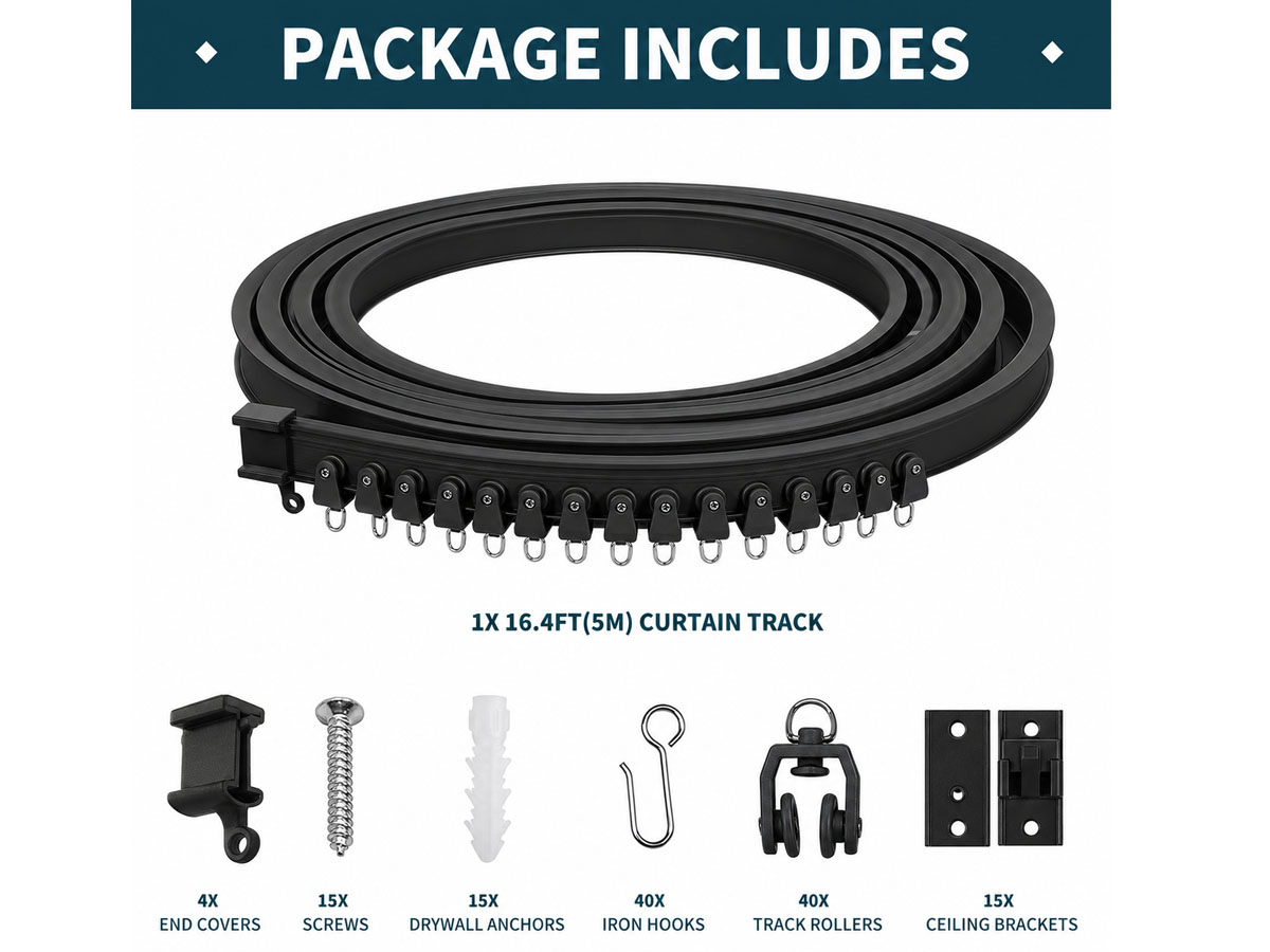 Bendable Ceiling Curtain Track 5M