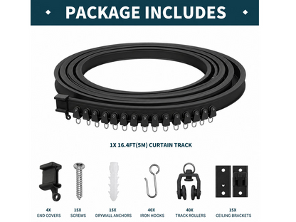 Bendable Ceiling Curtain Track 5M