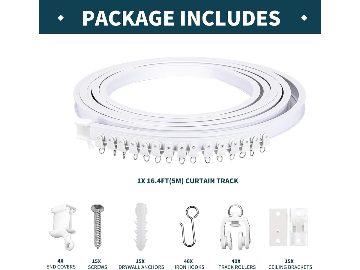Bendable Ceiling Curtain Track 5M