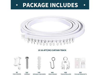 Bendable Ceiling Curtain Track 5M