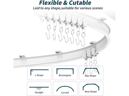 Bendable Ceiling Curtain Track 5M