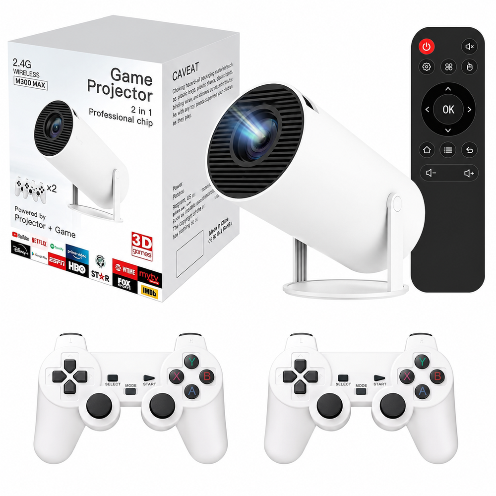 Smart Projector with Retro Games