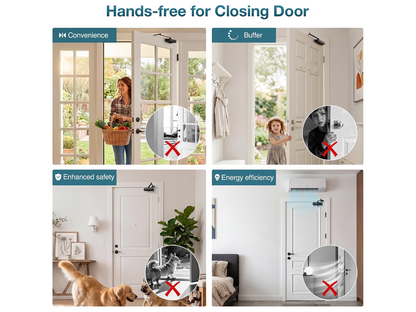 Automatic Door Closer Reversible