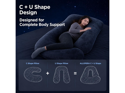 Pregnancy Pillow U Shape Full Body Maternity Pillow