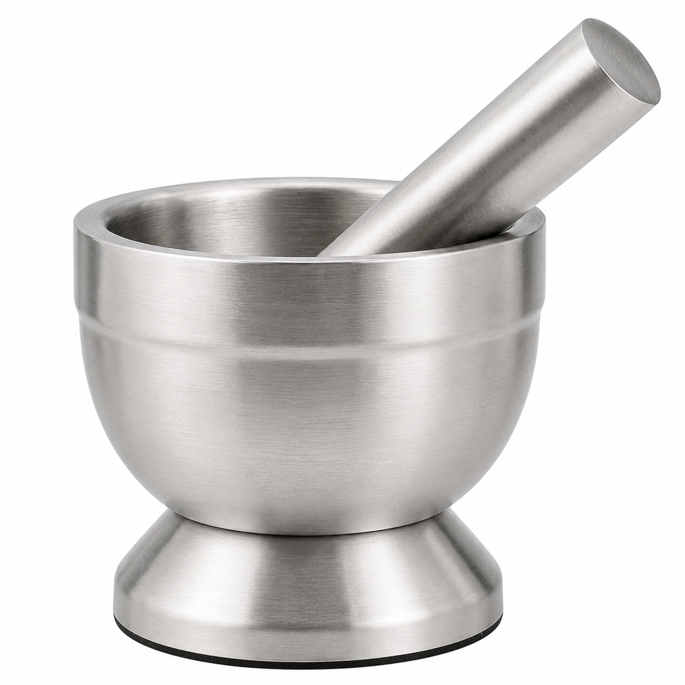 Stainless Steel Mortar and Pestle Spice Grinder