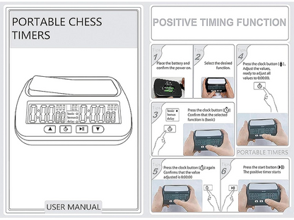 Digital Chess Clock Electronic Chess Timer