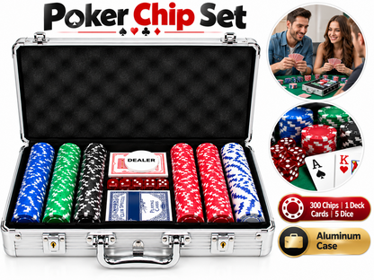 Poker Chip Set 300pcs