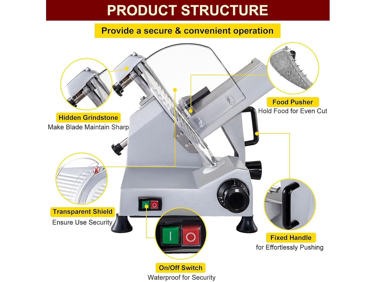 Electric Meat Slicer Machine