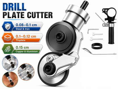 Metal Nibbler Sheet Cutter Drill Attachment Electric Plate Cutter