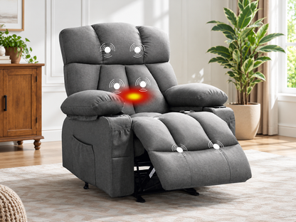 Recliner Chair with Heat Massage